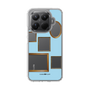 Slim Protection Case［ Photo Frames - Light Blue ］