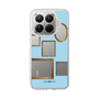 Slim Protection Case［ Photo Frames - Light Blue ］