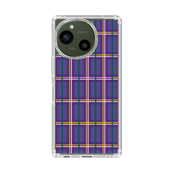 Slim Protection Case［ Tartan Check - Purple ］