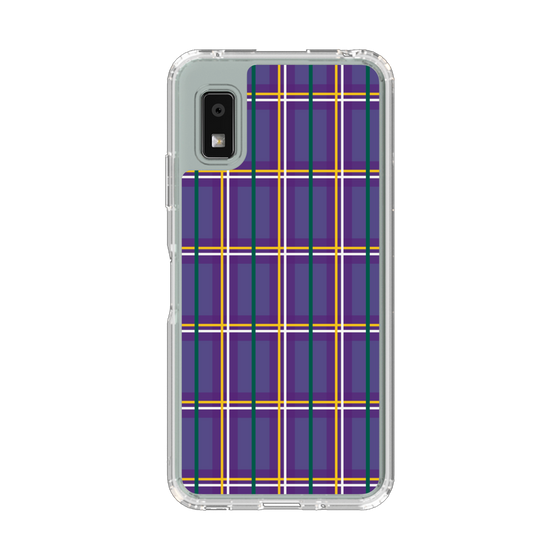 Slim Protection Case［ Tartan Check - Purple ］