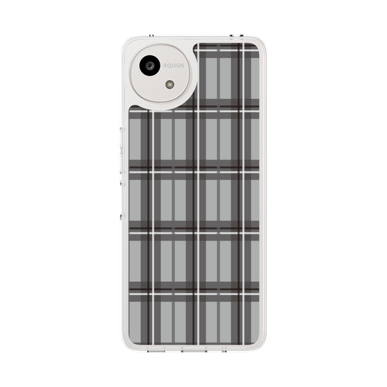 Slim Protection Case［ Tartan Check - Gray ］