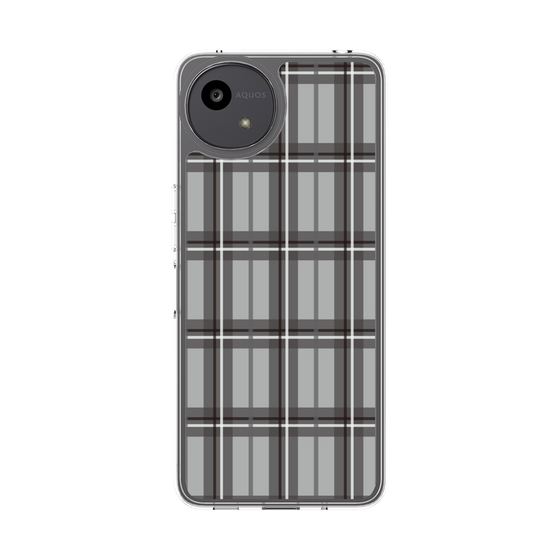 Slim Protection Case［ Tartan Check - Gray ］