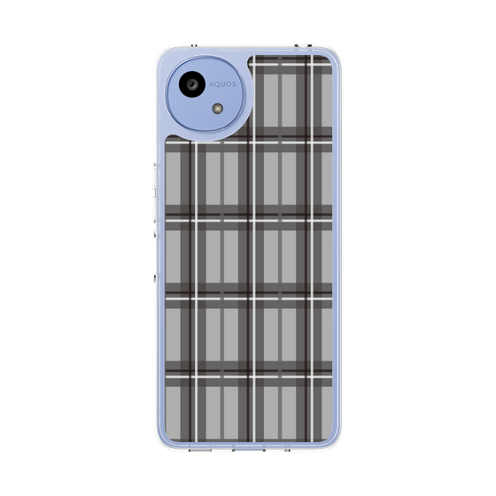 Slim Protection Case［ Tartan Check - Gray ］
