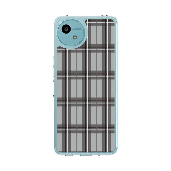 Slim Protection Case［ Tartan Check - Gray ］
