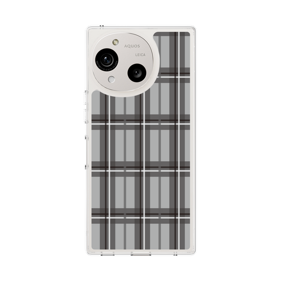 Slim Protection Case［ Tartan Check - Gray ］