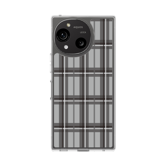 Slim Protection Case［ Tartan Check - Gray ］