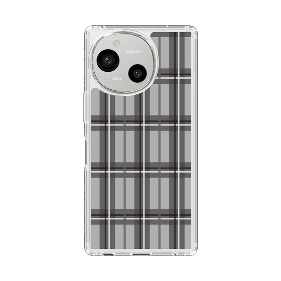 Slim Protection Case［ Tartan Check - Gray ］