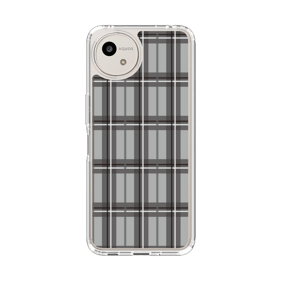 Slim Protection Case［ Tartan Check - Gray ］