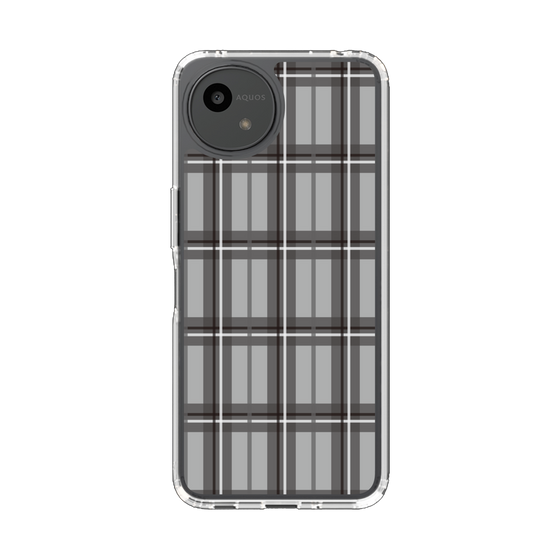 Slim Protection Case［ Tartan Check - Gray ］