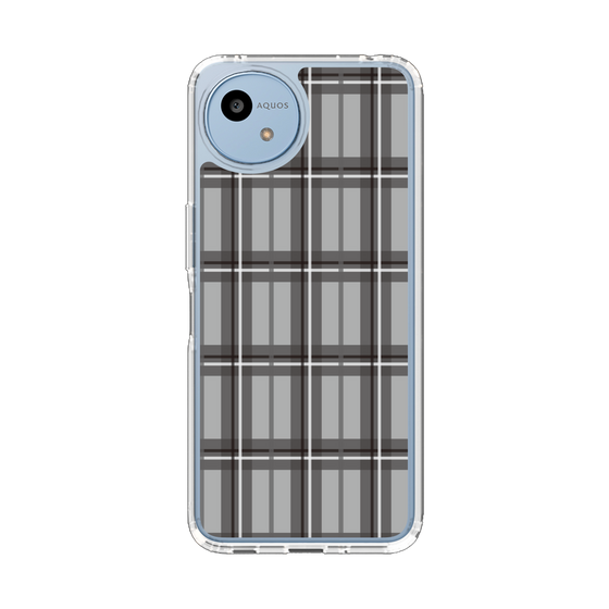 Slim Protection Case［ Tartan Check - Gray ］