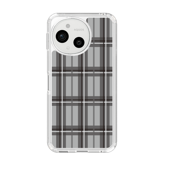 Slim Protection Case［ Tartan Check - Gray ］