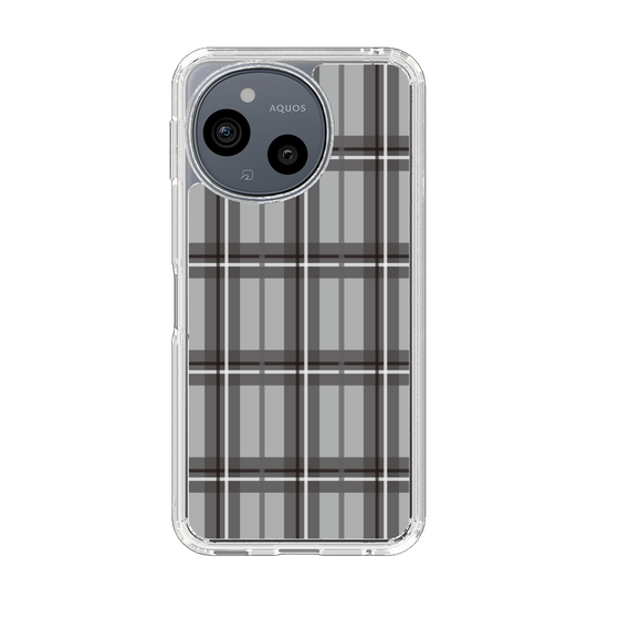 Slim Protection Case［ Tartan Check - Gray ］