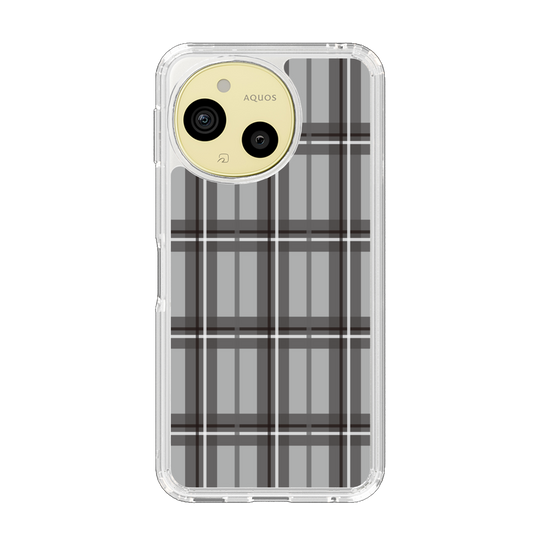 Slim Protection Case［ Tartan Check - Gray ］