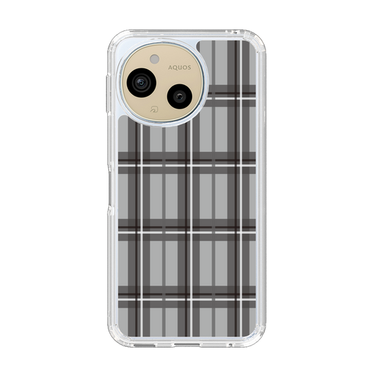 Slim Protection Case［ Tartan Check - Gray ］