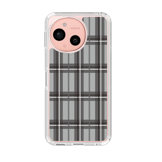 Slim Protection Case［ Tartan Check - Gray ］