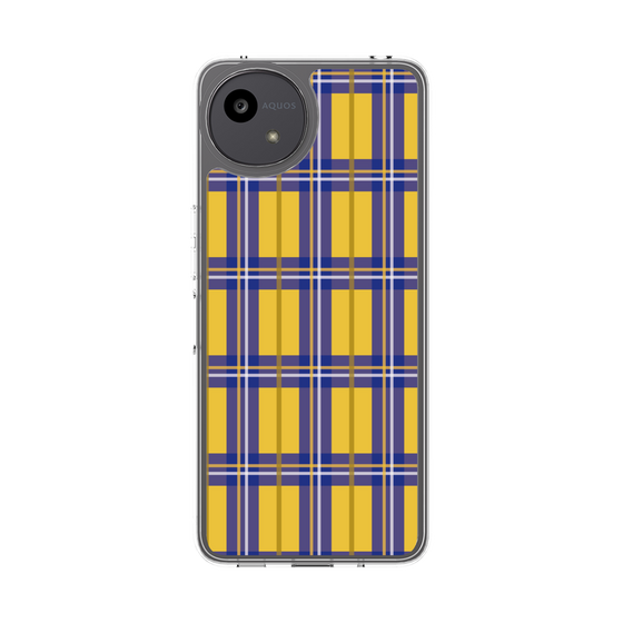 Slim Protection Case［ Tartan Check - Yellow ］
