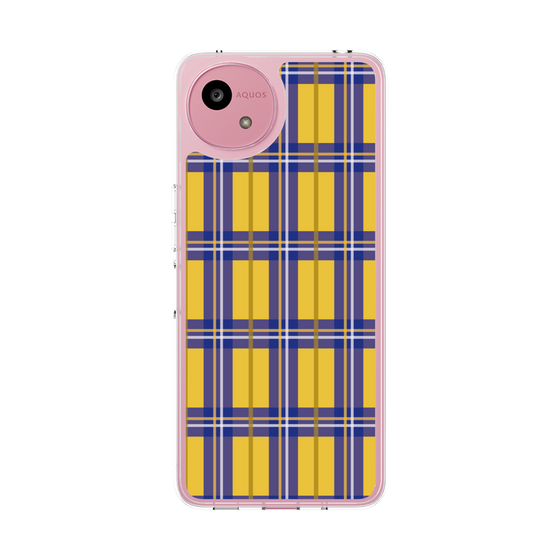 Slim Protection Case［ Tartan Check - Yellow ］