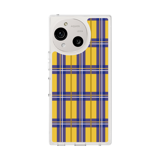 Slim Protection Case［ Tartan Check - Yellow ］
