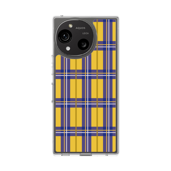 Slim Protection Case［ Tartan Check - Yellow ］