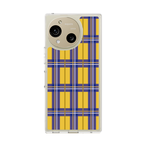 Slim Protection Case［ Tartan Check - Yellow ］