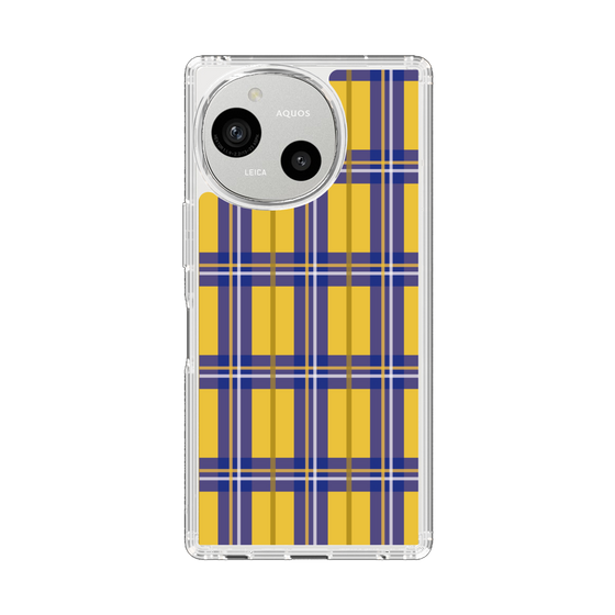 Slim Protection Case［ Tartan Check - Yellow ］