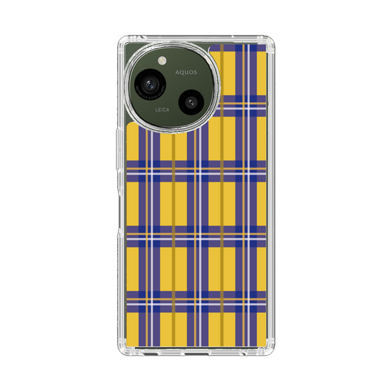 Slim Protection Case［ Tartan Check - Yellow ］