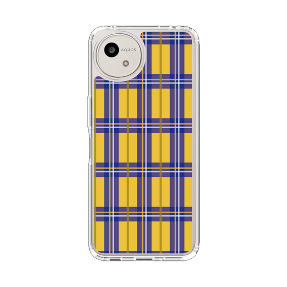 Slim Protection Case［ Tartan Check - Yellow ］