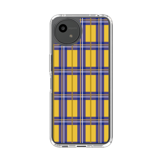 Slim Protection Case［ Tartan Check - Yellow ］