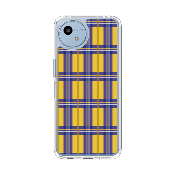 Slim Protection Case［ Tartan Check - Yellow ］
