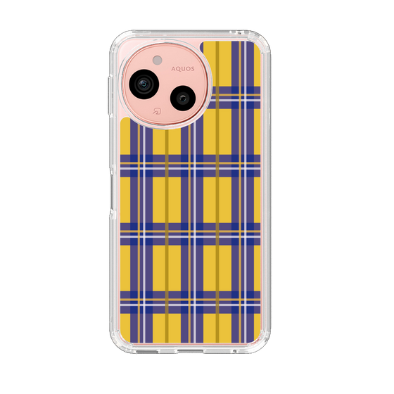 Slim Protection Case［ Tartan Check - Yellow ］