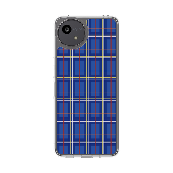 Slim Protection Case［ Tartan Check - Blue ］
