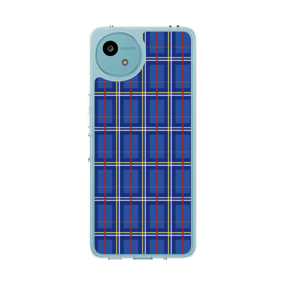 Slim Protection Case［ Tartan Check - Blue ］