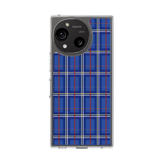 Slim Protection Case［ Tartan Check - Blue ］