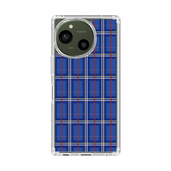Slim Protection Case［ Tartan Check - Blue ］