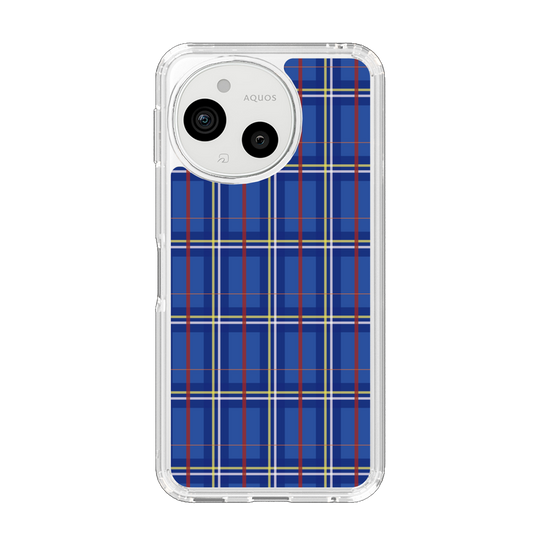 Slim Protection Case［ Tartan Check - Blue ］