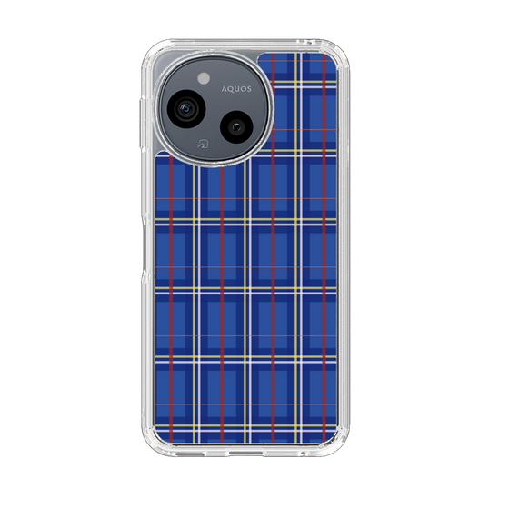 Slim Protection Case［ Tartan Check - Blue ］