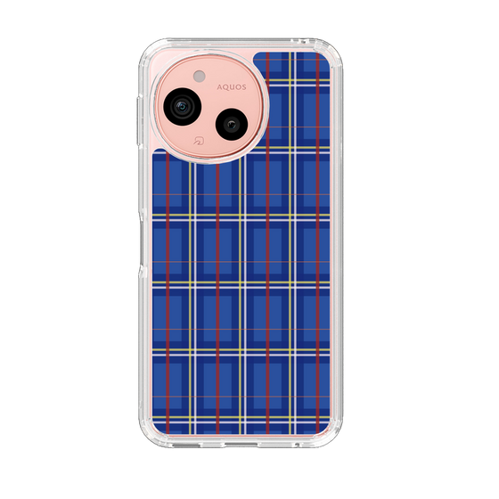 Slim Protection Case［ Tartan Check - Blue ］