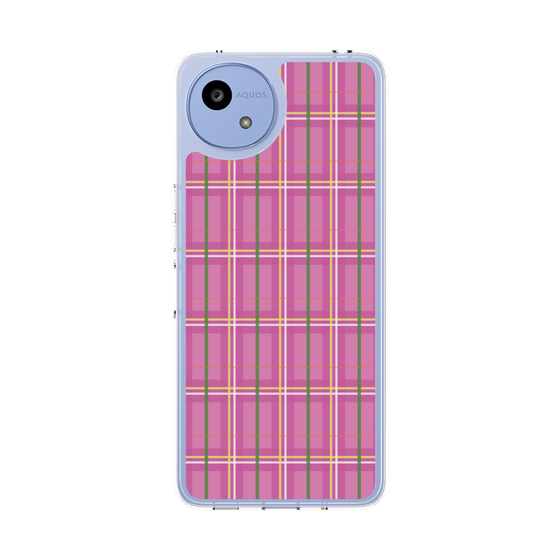 Slim Protection Case［ Tartan Check - Pink ］