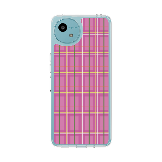 Slim Protection Case［ Tartan Check - Pink ］