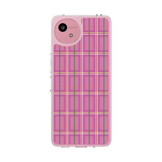 Slim Protection Case［ Tartan Check - Pink ］