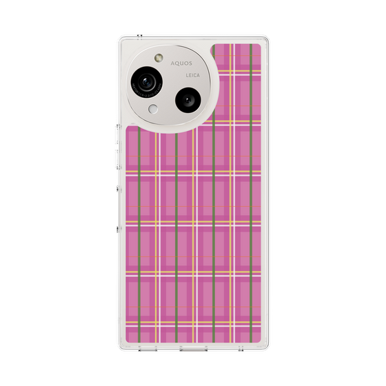 Slim Protection Case［ Tartan Check - Pink ］