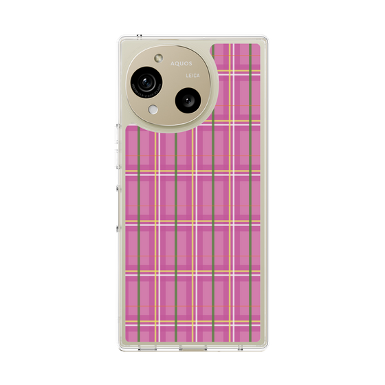 Slim Protection Case［ Tartan Check - Pink ］