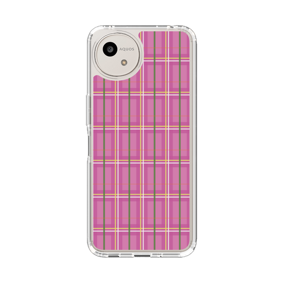 Slim Protection Case［ Tartan Check - Pink ］