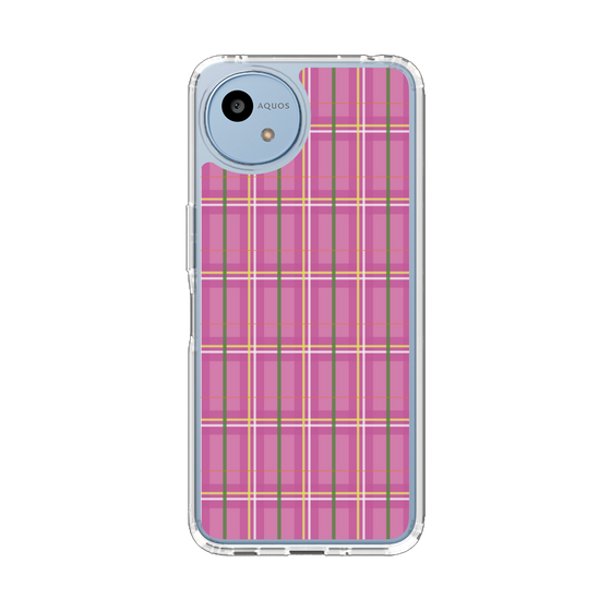 Slim Protection Case［ Tartan Check - Pink ］