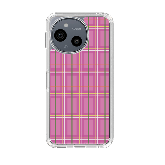 Slim Protection Case［ Tartan Check - Pink ］