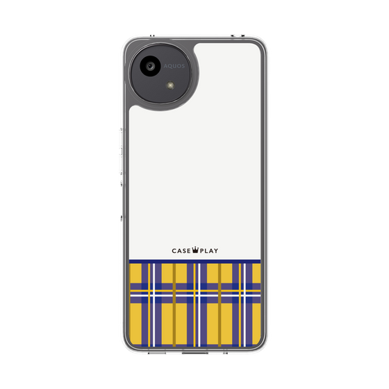Slim Protection Case［ CASEPLAY Tartan Check - Yellow ］