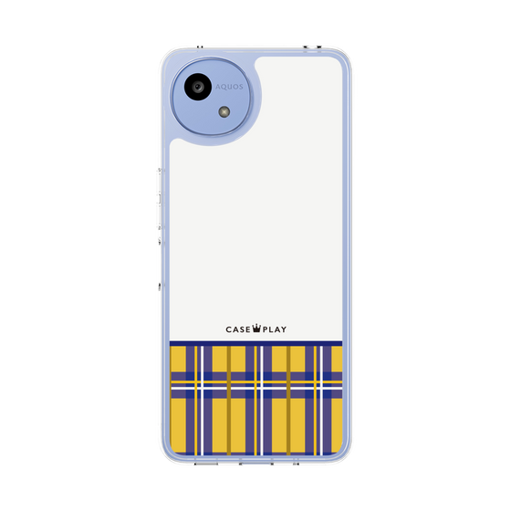 Slim Protection Case［ CASEPLAY Tartan Check - Yellow ］