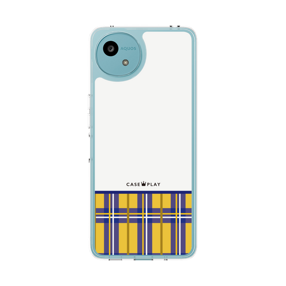 Slim Protection Case［ CASEPLAY Tartan Check - Yellow ］