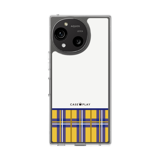 Slim Protection Case［ CASEPLAY Tartan Check - Yellow ］