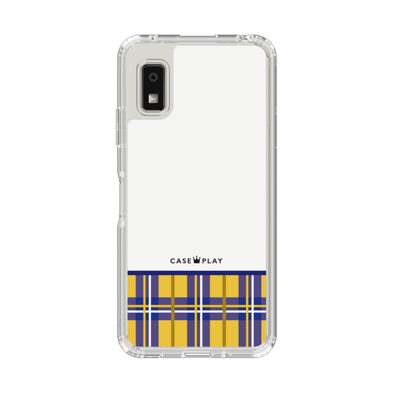 Slim Protection Case［ CASEPLAY Tartan Check - Yellow ］